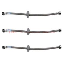 Foshan Rifeng 4 points Universal Stainless Steel explosion-proof water inlet hose with wrench buckle
