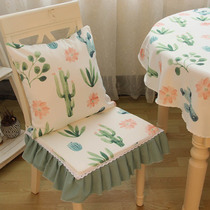 Chair cushion Dining chair Cushion Cushion with strap Detachable washable Dining table set American Fabric Pillow Pillow Sofa pillow