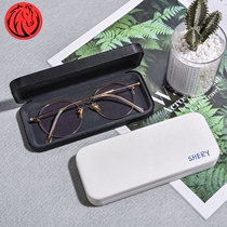  Glasses case ins tide high-end girl thin portable anti-pressure boys retro literary personality creative simple eyes