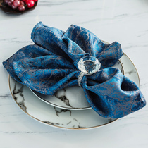 Dream lovers dining towels Nordic hotel restaurant Western Dining Cloth Light Extravagant and upscale Brits Ring Fold custom