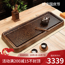 TOUCH MISS chicken wing tea tray simple modern drainage new Chinese kung fu tea set Tea home tea tray