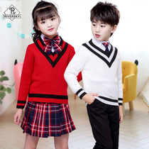 Kindergarten Garden Clothing Spring Autumn Clothing Yinglun Wind Childrens school uniform suit Elementary school childrens class clothes