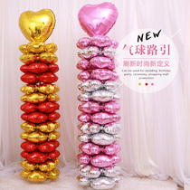 Shop balloon Road Guide column supermarket opening mall store decoration props activity site layout bracket
