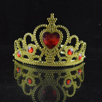 Girls birthday headgear Childrens Frozen Princess Crown Silver Gold Belt Diamond Crown Split Belt Diamond