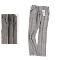 Silk wool mixed suit pants spring and autumn English van dress trousers outer Yuan Line