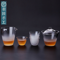 Cloud and fog series cup water cup single cup 6 Cup Bowl Road Cup Japanese home kung fu tea set
