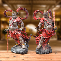 Ceramic hum Ha Er will be the door god ornaments Chinese sculpture crafts Decorative home Feng Shui town house furnishings to ensure safety