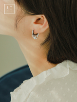 Mrs. Shen S925 sterling silver Japanese and Korean temperament small star tassel earrings female students fresh literary earrings