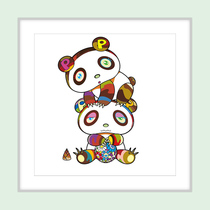  Screen Print]Takashi Murakami Panda-chan2people Toten Pole Limited edition of 100