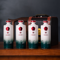 Jingdezhen wine bottle empty bottle Bulk liquor Wine Jug 1 catty Domestic ceramic wine bottle Gift Box Hem decoration