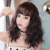 Wig womens long hair cute temperament wool roll corn hot new hair set Net red long curly hair natural full head cover