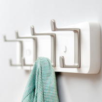 Porch clothes adhesive hook hangers wall door hangers wall hangers creative perforated storage rack