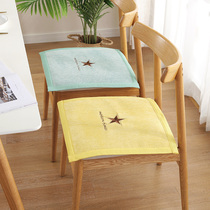 Nordic home chair cushion four seasons universal cushion office sedentary seat cushion chenille dining chair stool butt pad