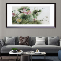 Ingenuity Suzhou Embroidery The Rhythm of the Lotus Pond Home Decoration Hanging Painting Embroidery Silk