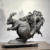 Taihang cliff tree natural accompanying Wood root carving decoration crafts living room log root wood carving art