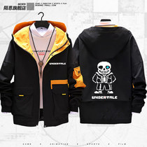 New game legend under the undertale surrounding sans trial eye men and women couples jacket student clothes