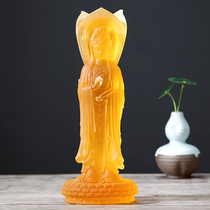 Three-sides South China Sea View Audiovisual Taiwan Ancient Law Glazed Guanyin Bodhisattva Living Room Home For The Buddhas Pendulum To Tread On The Sound Of The World.