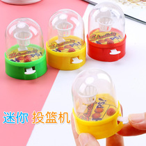 Mini Finger Drop Basket Machine Decompression Ball Vent Puzzle Children Small Toy Creative Parenting Interactive Tabletop Game Batch