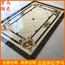 Microspar mosaic tile European style living room parquet floor tiles 800x800 dining room porch waterjet parquet ground tiles