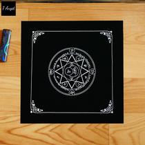 Table cloth velvet exclusive five k mango star with flower professional crystal flocking cloth velvet cloth tapestry witch gift