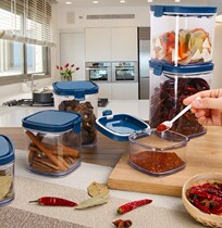 Tea leaf tank transparent seal tank sealed tank dry fruit snacks savings fruit Five grain Cereals Kitchen beef Anti-leak spicy