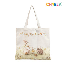 Sen Ensemble Small Animal Hand Painted Elk Deer Tingle Hedgehog Small Rabbit Small Squirrel Illustrations Custom Single Shoulder Cloth Bag Student Bag AS34