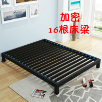 Iron bed double bed single bed Mediterranean princess bed 1 5 meters 1 8 iron bed frame iron bed custom simple modern