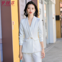 High-end business suit Formal suit Womens workplace Korean version spring and autumn fashion work temperament suit overalls