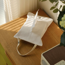 MRLAZY striped car hanging bag tissue box home living room creative modern simple fabric high value draw carton