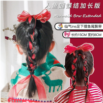 Childrens hair adorned South Korean princess choreography overfairy butterflies with hairpin hairpin cute baby head decorated little girls head rope