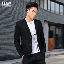 autumn casual suit men's small suit jacket slim korean style trendy handsome business British style tops formal