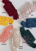 Division Horse Warm Spot PDC X Misha puff Child dolls Knitted Wool Popcorn Sweater