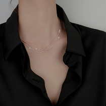 Fashion necklace Neck and neck jewelry Neck necklace necklace female ins simple clavicle chain Female simple temperament snake bone chain