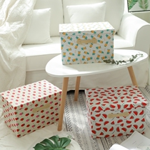 New product girl heart wardrobe folding fabric storage box extra-large storage box dormitory clothes storage box finishing box