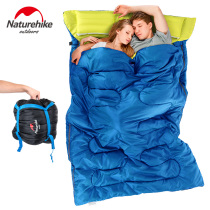 NH Nuoke double sleeping bag Adult indoor couple portable thickened camping camping widened thickened outdoor sleeping bag