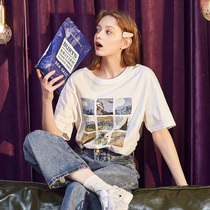 Tang Shi 2020 Summer new short sleeve T-shirt female Korean loose cotton top female ins tide wild Net Red