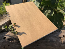 Retro loose-leaf grid notebook a4 small square grid handbooks design this notepad blank