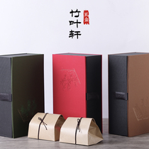 Tea packaging box Universal new tea green tea West Lake Longjing empty box simple kraft paper gift box empty box half a catty