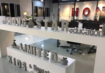 Industrial wind cement letter stereo logo Wall cement English letter cement number door stickers Nordic wall decoration