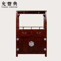 Yundian mahogany furniture Rosewood 10 type kitchen double door double draw cabinet Dining side cabinet Cupboard storage cabinet storage cabinet
