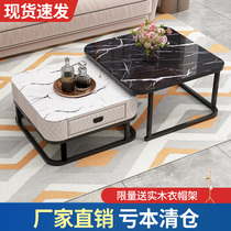 Round corner coffee table Simple modern Nordic living room small apartment Creative small coffee table Side table Household tea table