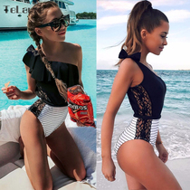 beach Women One-Piece Swimsuit Swimwear Suit Sexy Bathing