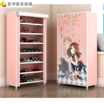 Shoe cabinet shoes kitchen shoe cabinet simple economy space-saving shoe rack simple household shoes cabinet storage