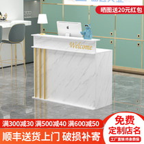Cashier Bar counter Front desk shop Small simple modern clothing store Beauty salon Haircut Nail art reception desk