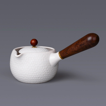 Wu Zen ceramic side hand cooking teapot electric pottery stove tea maker set small bubble teapot white tea Puer Special