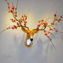 Nordic deer head wall wall decoration Home living room wall pendant European bar background wall simulation animal decoration