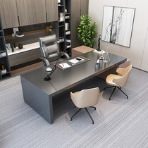 One three boss desk president desk light luxury paint desk executive desk manager desk computer desk high-end simple and modern