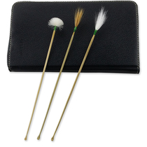 Little fairy professional ear digging double-headed bamboo ear steak Ear digging spoon Goose feather stick Chicken feather stick Crane hair stick Ear picking tool