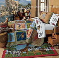 Jungle Quest * Adventure theme Air conditioning quilt Spring and autumn quilt Summer cool quilt Winter quilt Bed cover Dual-use quilt hand quilted quilt cover