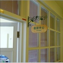 european style iron art kindergarten class plate customized creative school class decoration number plate